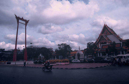 Temple in Bangkokの写真素材