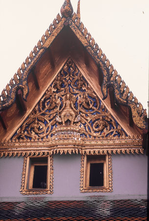 Temple in Bangkokの写真素材