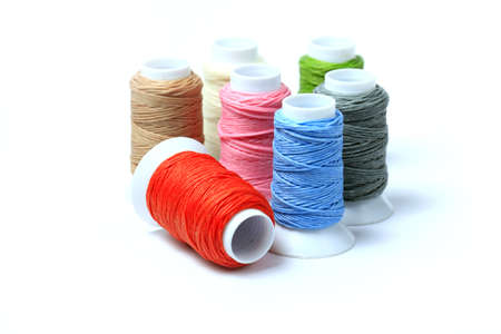 Colorful rope with white background
