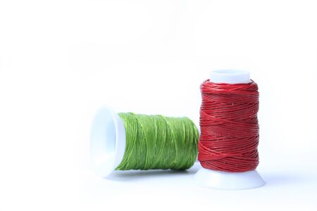 Colorful rope with white background