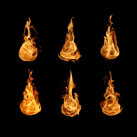 Flame collectionの写真素材