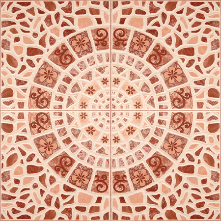 floor tiles backgroundの写真素材