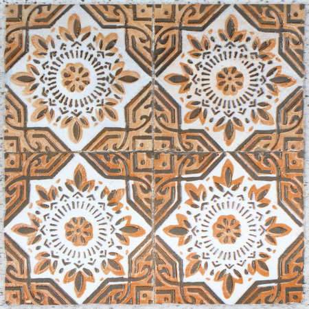 vintage ceramic tiles wall