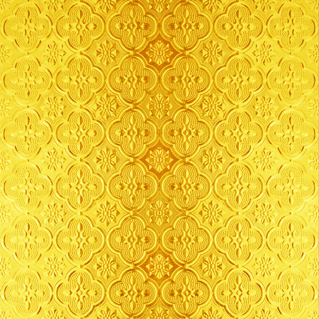 Shiny gold yellow  Stained glass texture backgroundの写真素材