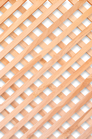 texture of  slat wall isolated on white backgroundの写真素材