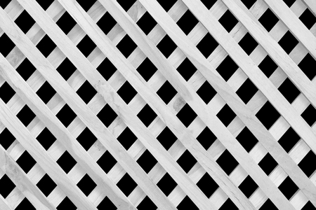 white wood ,texture of  slat wall isolated on black backgroundの写真素材