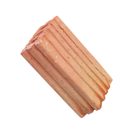 brick isolated on whiteの写真素材