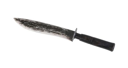 Hiking knife isolated on white background