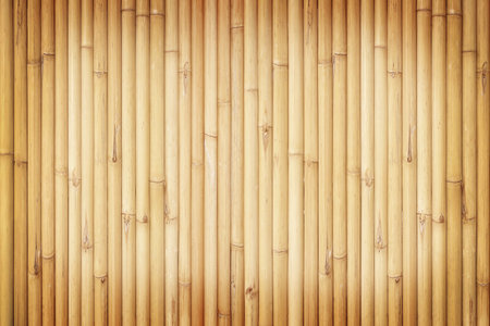 bamboo wall texture backgroundの写真素材
