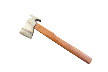 ax,on isolated white background. Tools Top view