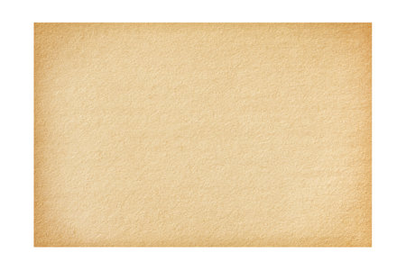 Vintage brown paper background  Isolated on white backgroun with clipping path include for design usage purpose.の写真素材