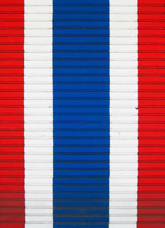 blurred iron doors Thai flag. can be used as background.の写真素材
