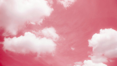 Bright pink sky. Can be used as a background image.の写真素材