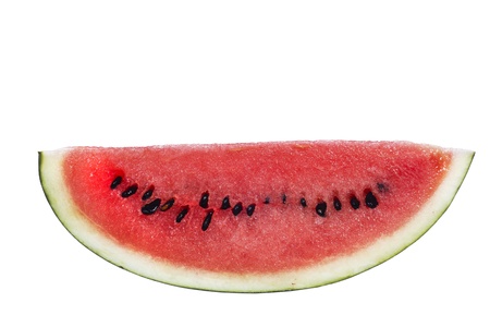Fresh watermelon isolated on white backgroundの写真素材