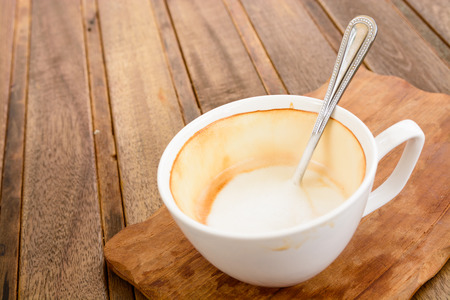 Empty coffee cup