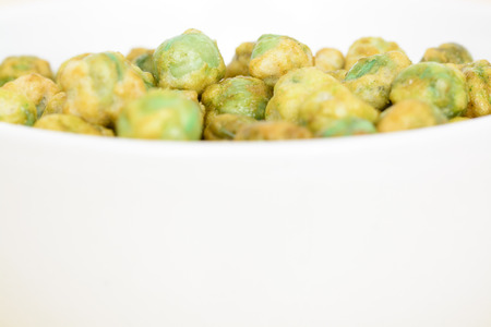 Roasted green peaの写真素材