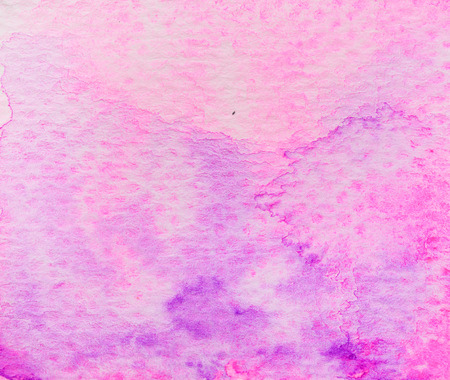 Pink purple grunge watercolor background textureの写真素材