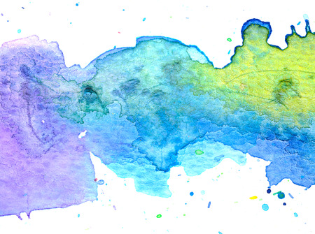 Colorful pastel watercolor painting backgroundの写真素材