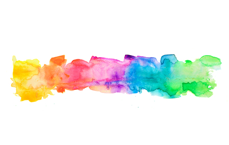 Colorful pastel watercolor painting backgroundの写真素材