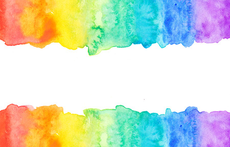 Colorful abstract watercolor backgroundの写真素材