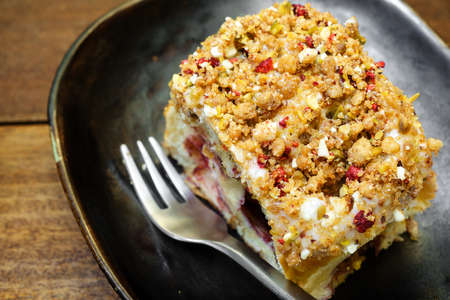 nut and berry bread bunの写真素材