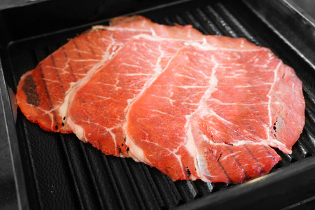 slie meatの写真素材