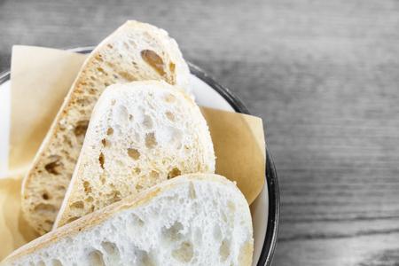 Slice french bread
