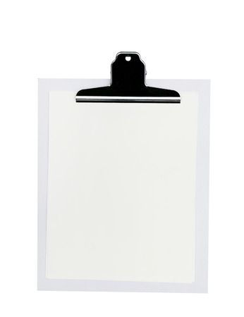 Cork wood note pad clip board isolated on white backgroundの写真素材