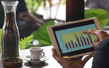 Business Brainstorming Data Target Financial Conceptの写真素材