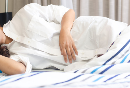 Sleeping, Women, Bedの写真素材