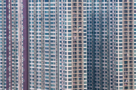 Modern apartment buildings