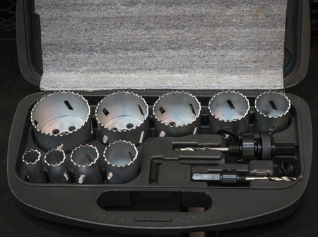 Hole saw, drill