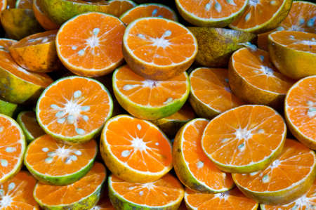 Background made of  juicy oranges.の写真素材