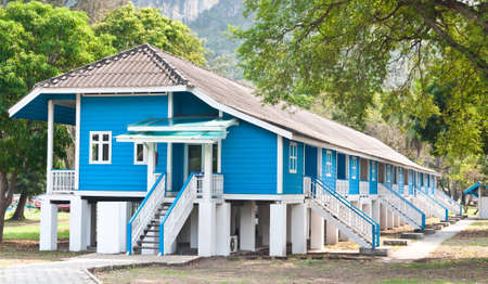 Guesthouse on the beach in Thailand.のeditorial素材
