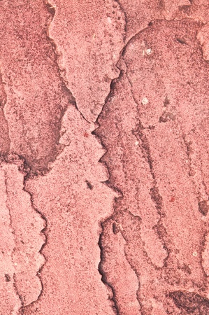Texture of red sandstone in thailandの写真素材