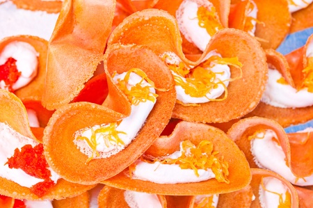 Thai Crispy Pancake sweet and crisp の写真素材