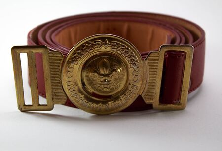 belt for scout boy ,thailandの写真素材