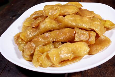 crystallized tamarind background in thai landの写真素材