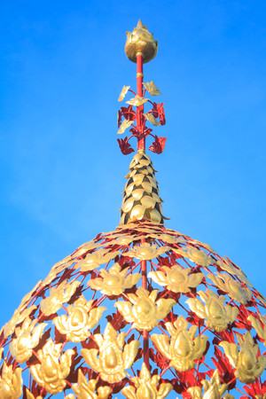 Curve Shape Golden lampの写真素材
