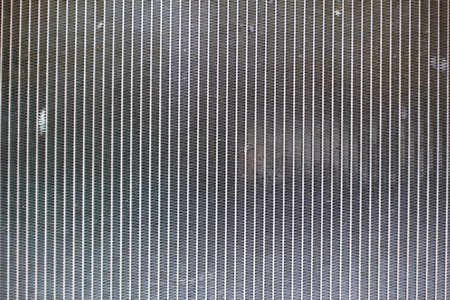 Close up Old car radiatorの写真素材