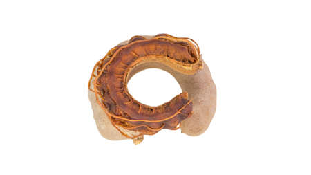 Sweet tamarind isolated on white background.