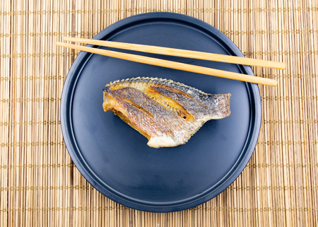 Tasty fried fish, Crispy Fried Fish Asian Styleの写真素材