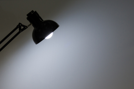 Background with Lighting Lamp with copy spaceの写真素材