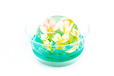 Flower Jelly Cakes, 3D Jelly Art 3D Agarの写真素材