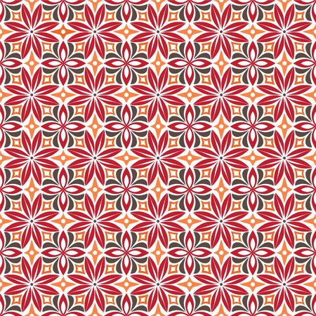 Abstract seamless geometric pattern background, oriental ornaments patternsのイラスト素材