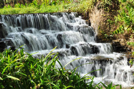 Beautiful waterfallの写真素材