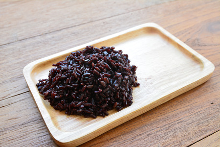 Healthy Food  rice berries and cookedの写真素材
