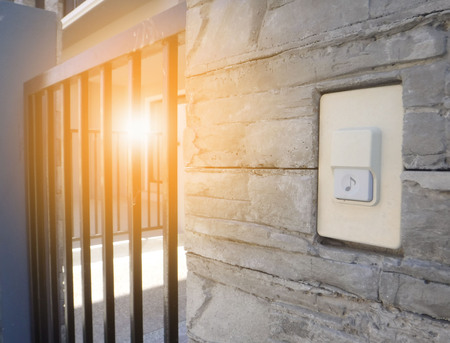 doorbell or buzzer at the front home