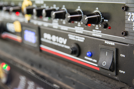 audio sound mixer selective focus