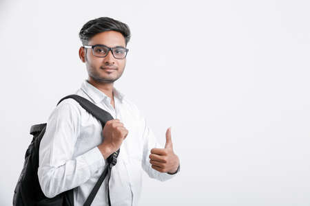young indian college student , Indiaの写真素材